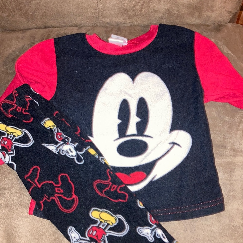 Toddler Mickey Mouse flannel jammies
